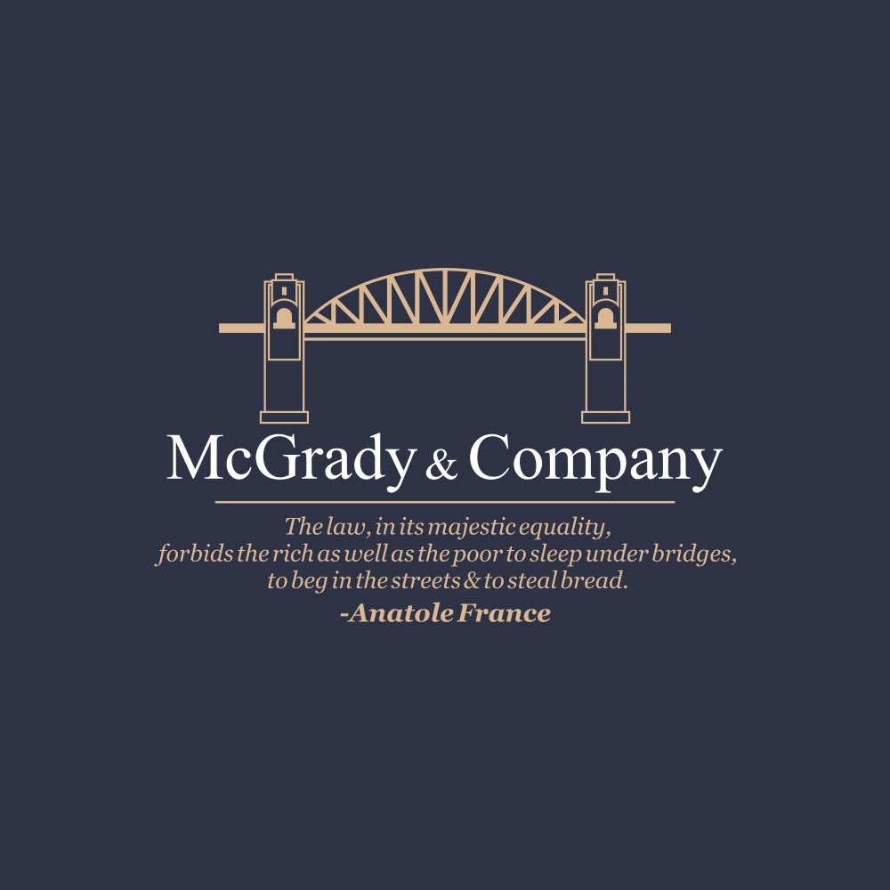 Labour Law services to Trade Unions, Bridge logo design